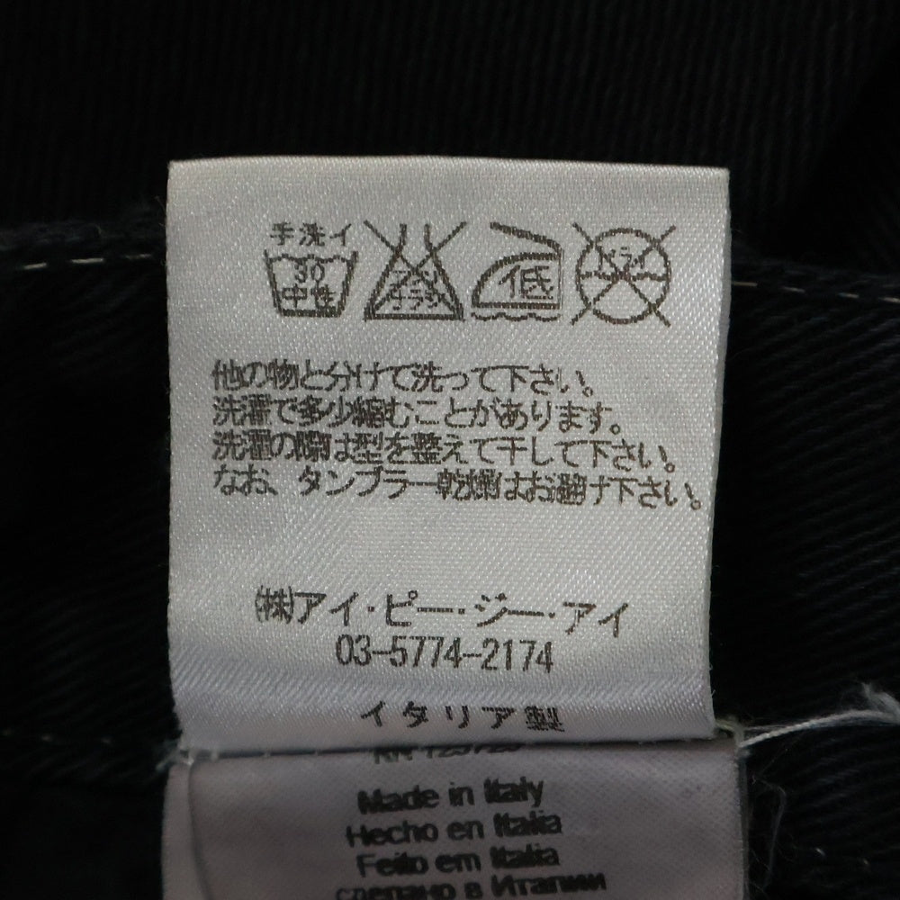 galliano(ガリアーノ) コットンスキニーパンツ ブラック WR2093 68605 W08