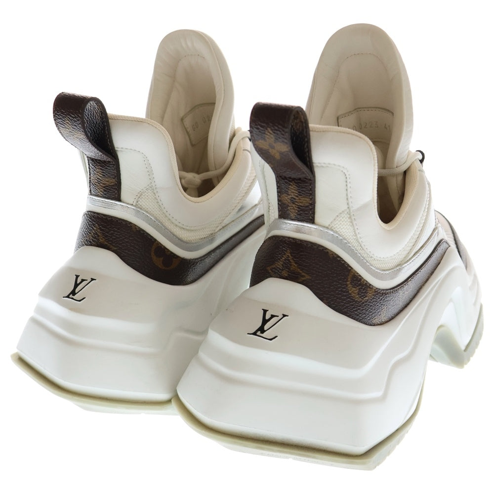 LOUIS VUITTON(ルイヴィトン) 23SS LVアークライト2.0 ラインスニーカーモノグラムハイカットスニーカー M10959 ホワイト