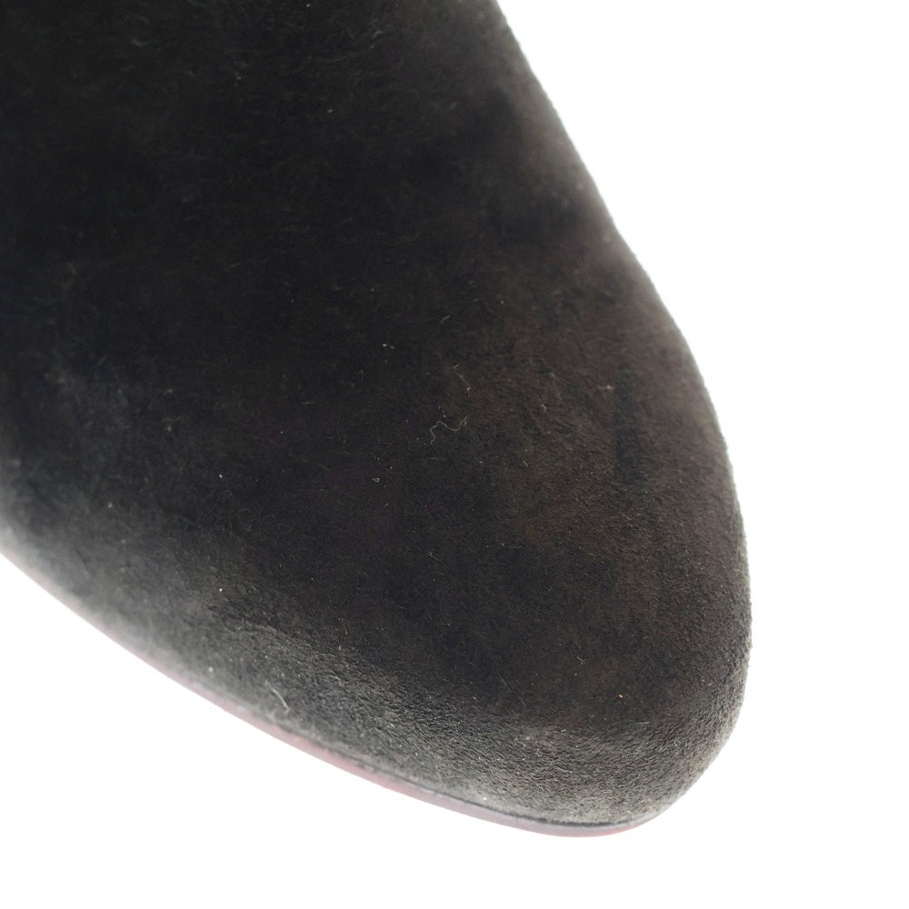 CHRISTIAN LOUBOUTIN(クリスチャンルブタン) スエードブーティーアンクルブーツ レディース ブラック