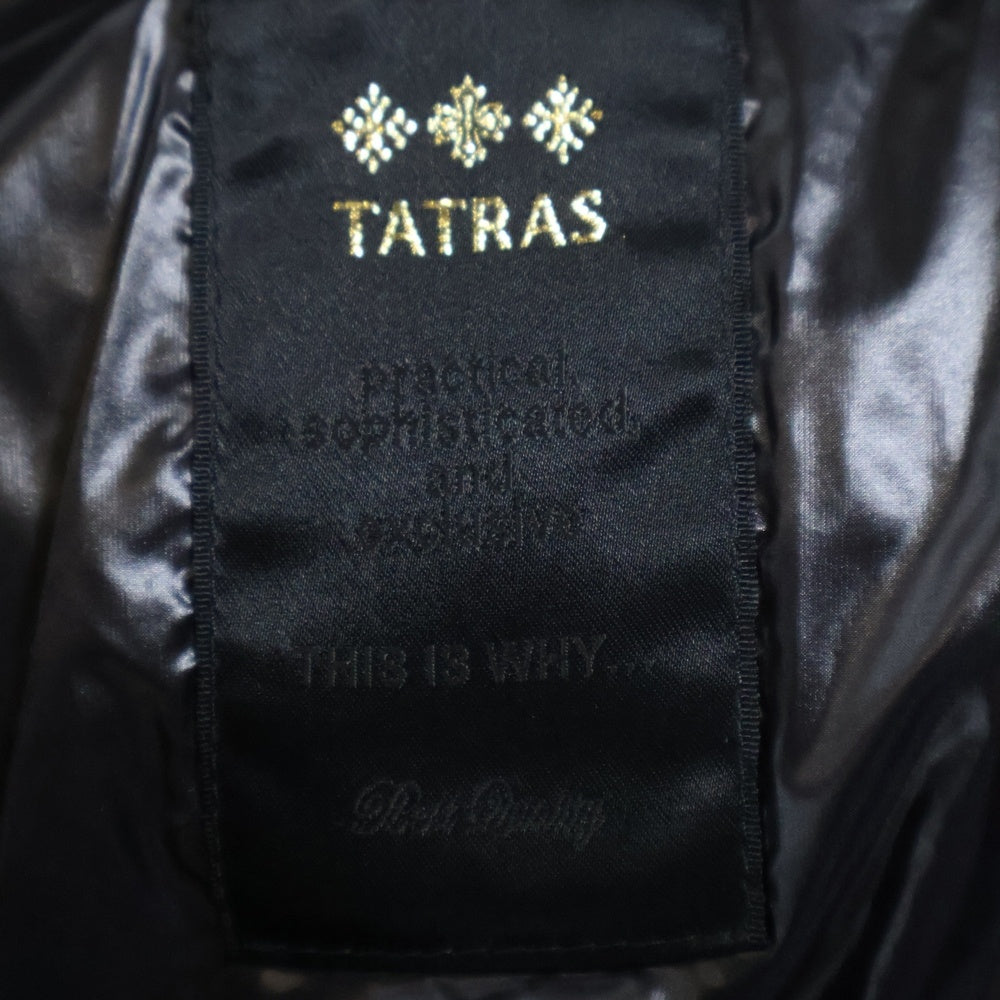 TATRAS(タトラス) IZAR MTA-438-12 イザール キルティングナイロンダウンジャケット ブラック