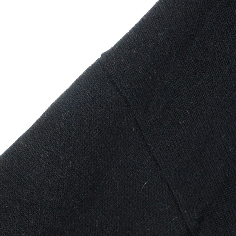 VETEMENTS(ヴェトモン) DOMINIUM IN RECTUM KNIT プリント ハーフジップ ニット セーター UAH20KN609 ブラック