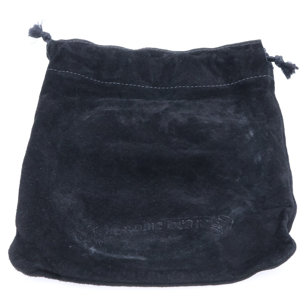 CHROME HEARTS(クロムハーツ) BLT SCRLREC レクタングルスクロール レザーベルト ブラック