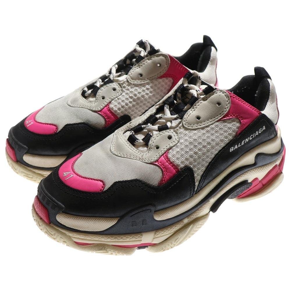 BALENCIAGA(バレンシアガ) TRIPLE S トリプルS ローカットスニーカー 517334 ピンク/ホワイト