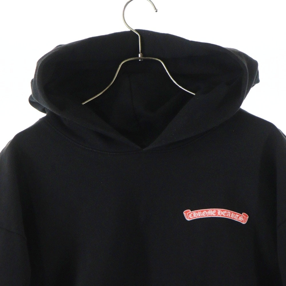 CHROME HEARTS(クロムハーツ) ×MATTY BOY PPO STAY FAST RACE TEAM HD PLVR マッティボーイ ステイファスト プルオーバースウェットパーカー ブラック