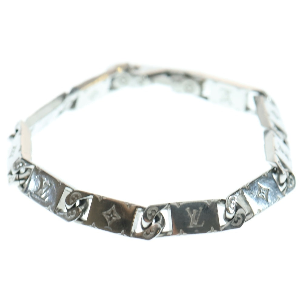LOUIS VUITTON(ルイヴィトン) モノグラム タイドアップ ブレスレット シルバー M0921M
