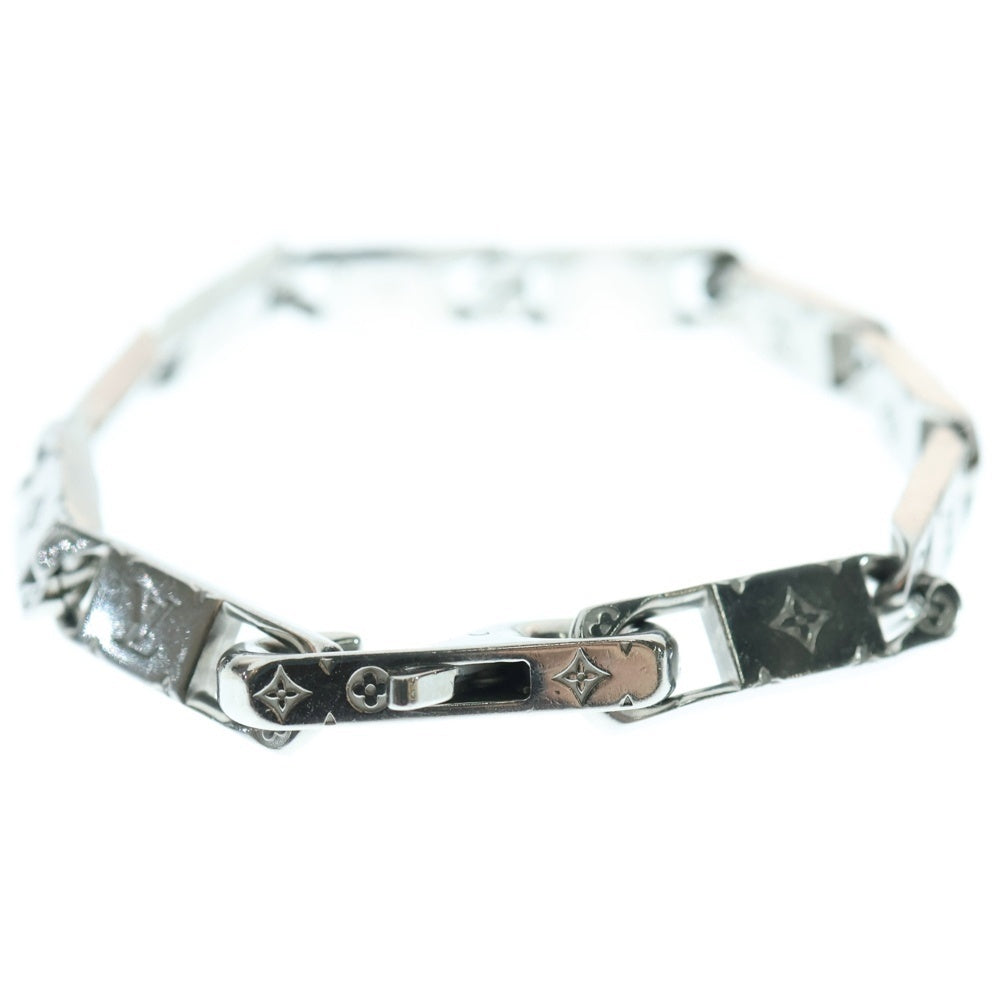 LOUIS VUITTON(ルイヴィトン) モノグラム タイドアップ ブレスレット シルバー M0921M