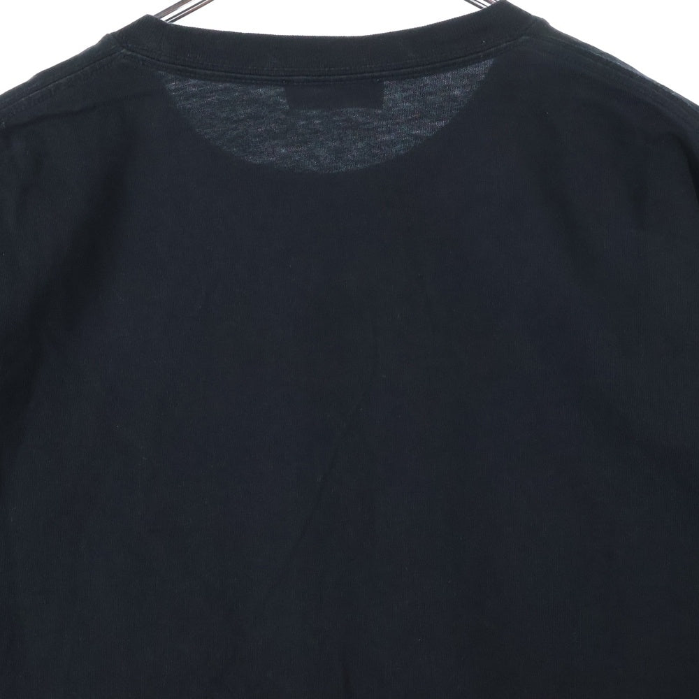 RAF SIMONS(ラフシモンズ) 18SS FLOWERS PS REGULAR FIT TEE 権力の美学 フラワーズ プリント 半袖Tシャツカットソー ブラック 181-121