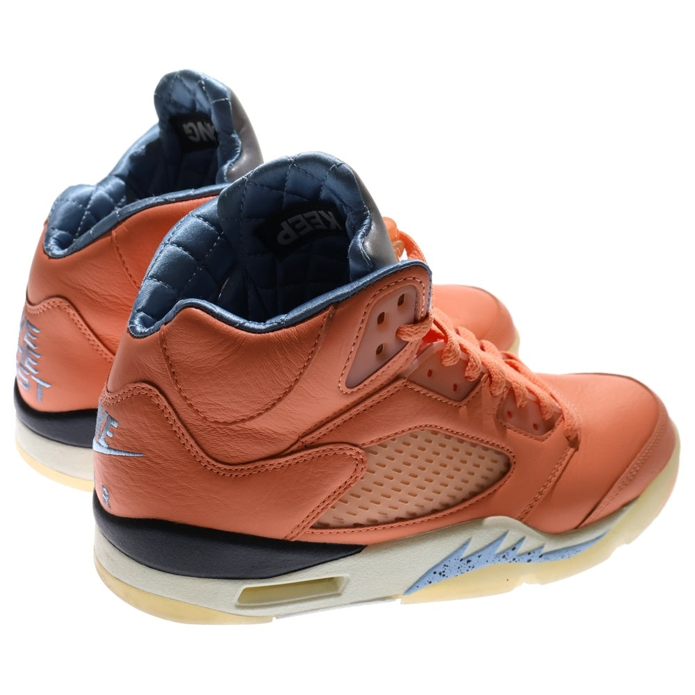 NIKE(ナイキ) ×DJKhaled AIR JORDAN 5 RETRO SP Crimson Bliss DV4982-641 DJキャレド エアジョーダン5 レトロ クリムゾンブリス ハイカットスニーカー US7/25.0cm ピンク