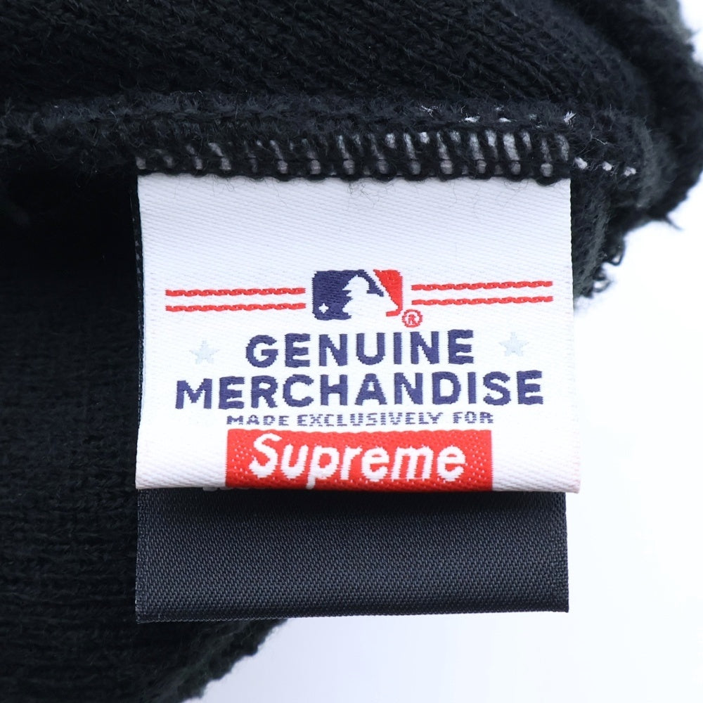 SUPREME(シュプリーム) 21AW New York Yankees Box Logo Beanieニューヨークヤンキースボックスロゴビーニー ブラック