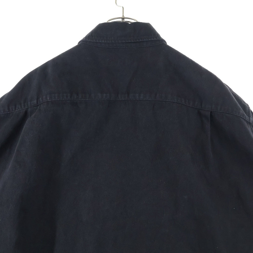 RAF SIMONS(ラフシモンズ) 22SS BIG FIT DENIM SHIRT JACKET オーバーサイズ デニムシャツ ジャケット ブラック 221-M243