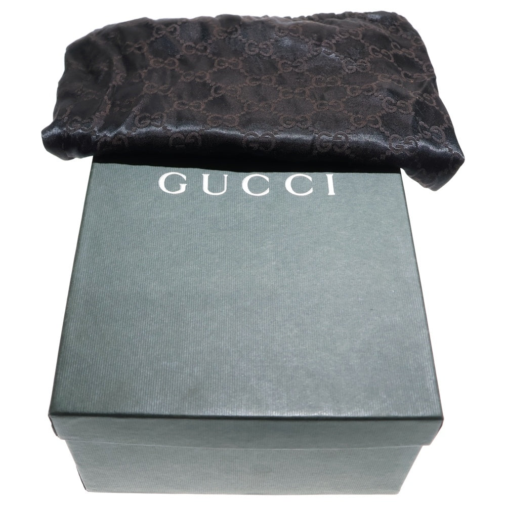 GUCCI(グッチ) ホースビットスクエアトゥレザーローファー シューズ ブラック 110-0232