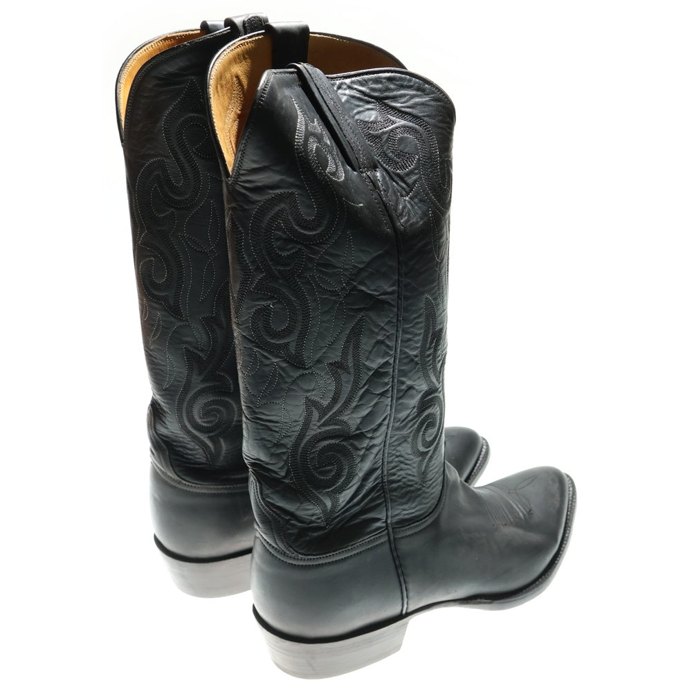 LUCCHESE CLASSICS(ルケーシー クラシックス) レザーウエスタンブーツ ブラック