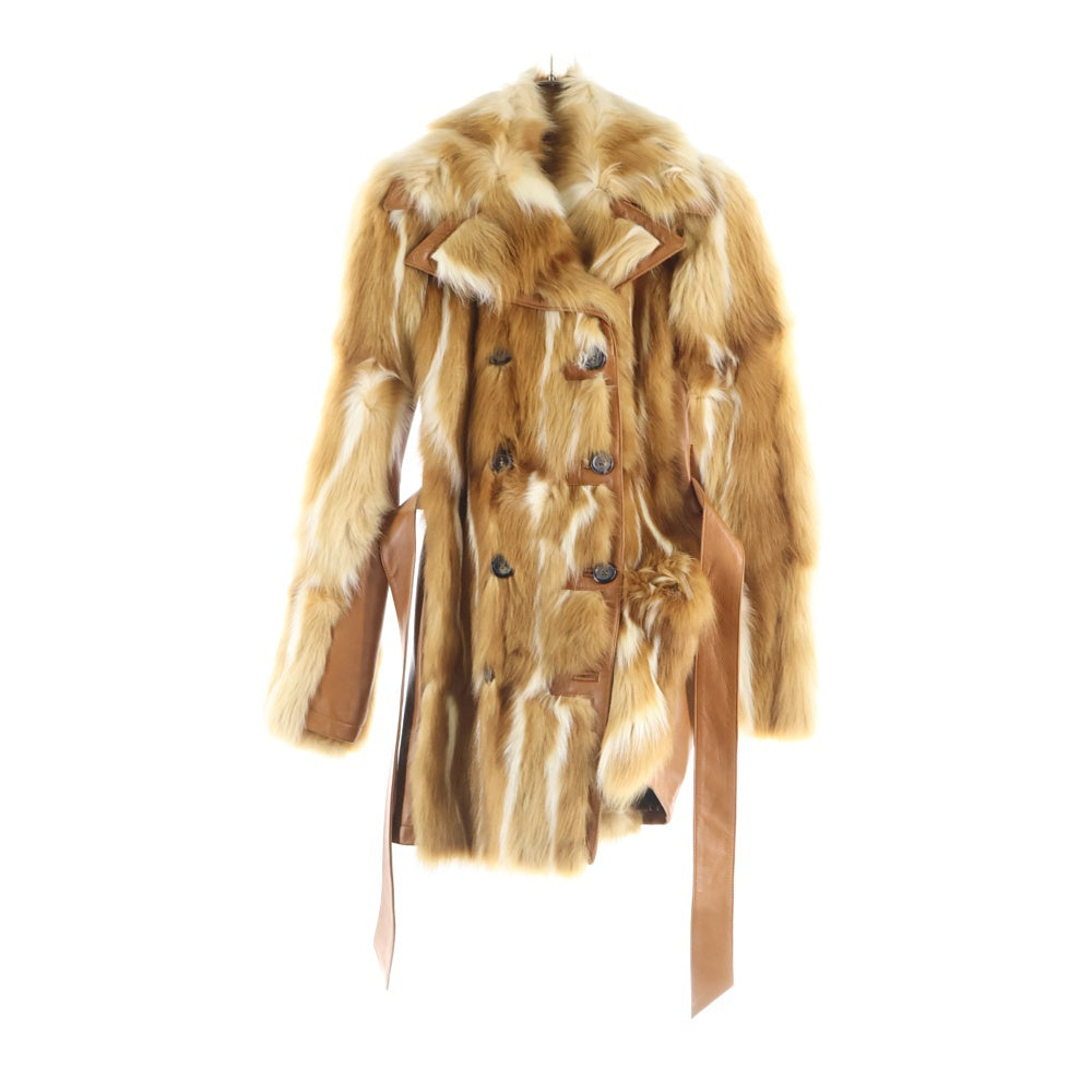 DOLCE & GABBANA(ドルチェアンドガッバーナ) ファーコートレザー