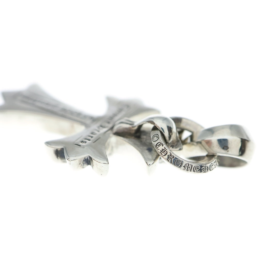 CHROME HEARTS(クロムハーツ) CH CRS SML W/BALE Wベイル スモールCHクロス ペンダントトップ シルバー BCA218