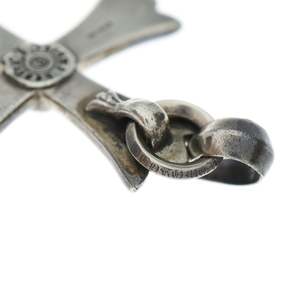 CHROME HEARTS(クロムハーツ) CH CRS LG W/BALE Wベイル ラージCHクロスペンダントトップ シルバー BCA215