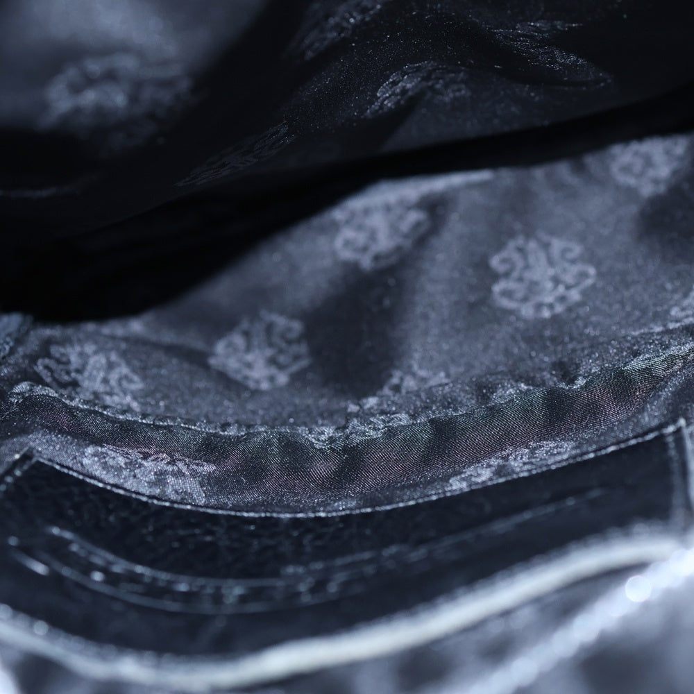 CHROME HEARTS(クロムハーツ) F-SLINGER Fスリンガー フラップクロスボールボタン レザーショルダーバッグ ブラック