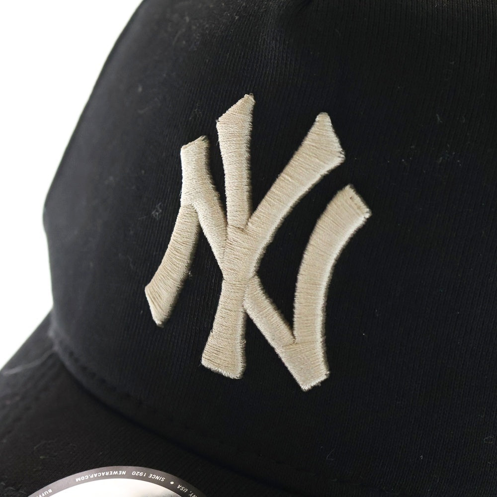 N21 numero ventuno(ヌメロ ヴェントゥーノ) ×MLB×NEW ERA 9FORTY A-Frame New York Yankees ニューエラ 6パネルベースボールキャップ ブラック