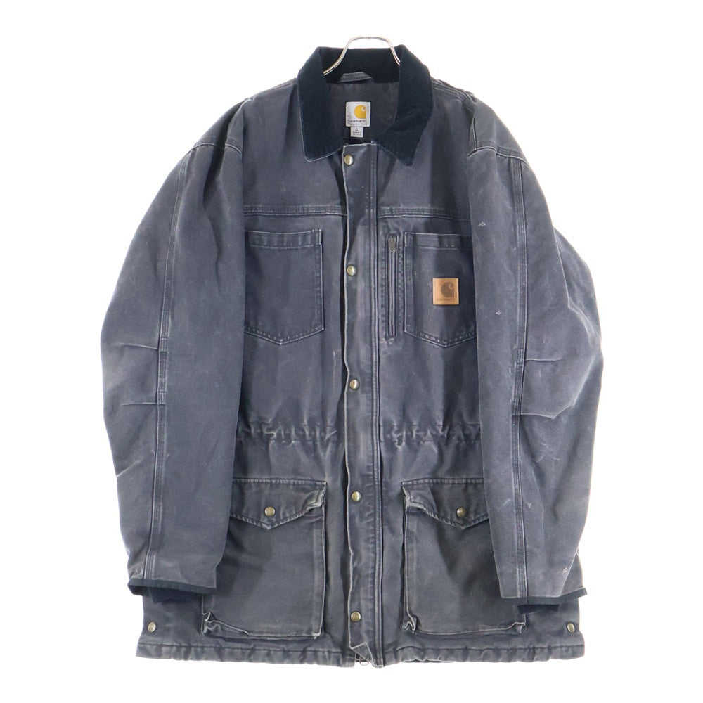 Carhartt カーハートミシガンチョアコートブラックデニムジャケット CARHARTT(カーハート) ミシガンチョアコートジャケット ブラック