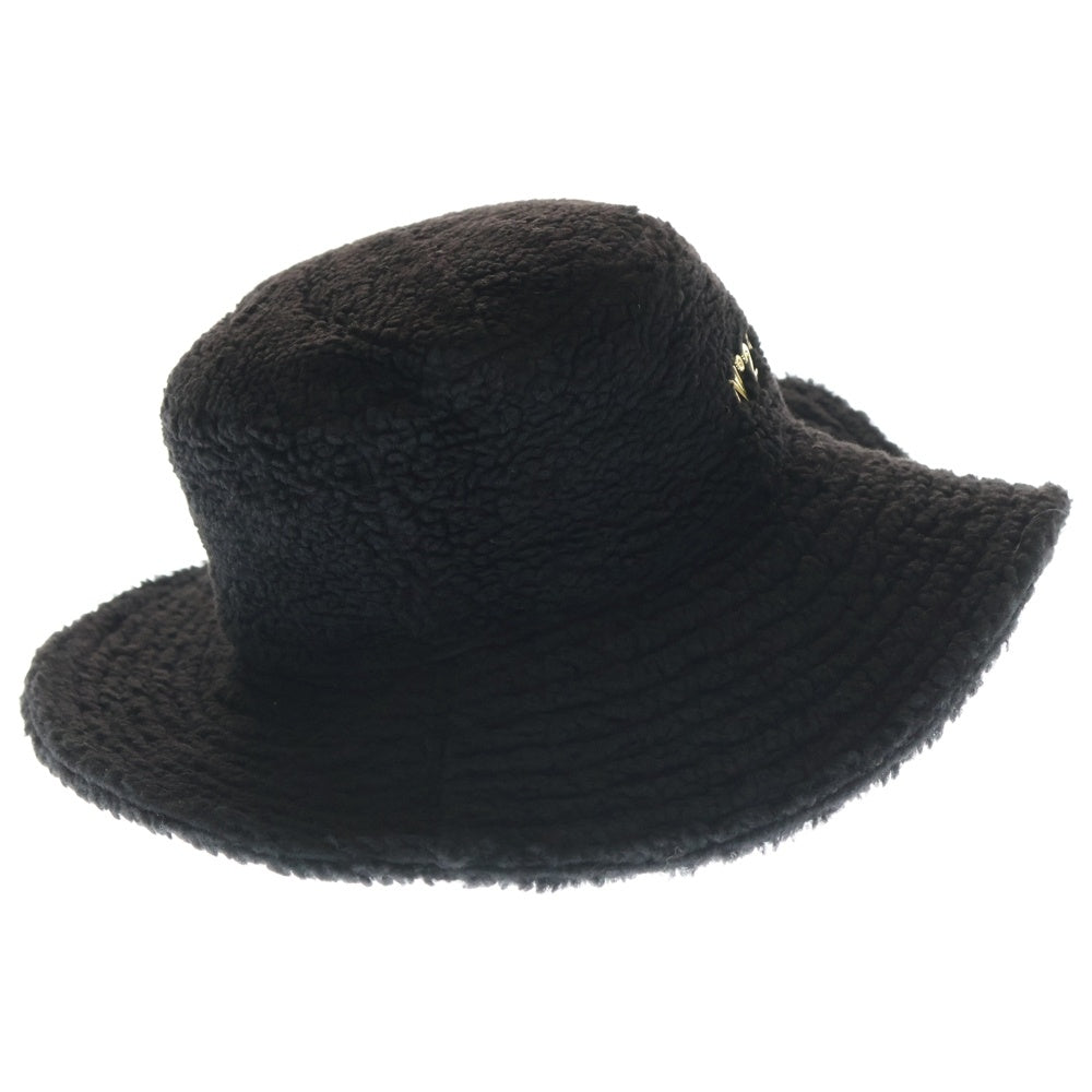 N21 numero ventuno(ヌメロ ヴェントゥーノ) ×NEW ERA ボアフリース バケットハット ブラック