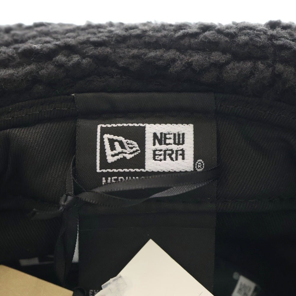 N21 numero ventuno(ヌメロ ヴェントゥーノ) ×NEW ERA ボアフリース バケットハット ブラック