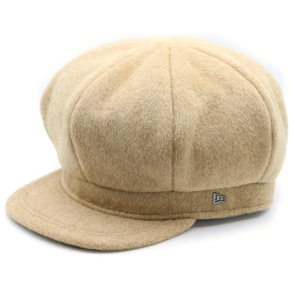 N21 numero ventuno(ヌメロ ヴェントゥーノ) ×NEW ERA ロゴバッジキャスケット キャップ ベージュ