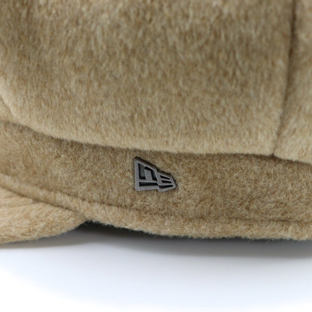 N21 numero ventuno(ヌメロ ヴェントゥーノ) ×NEW ERA ロゴバッジキャスケット キャップ ベージュ