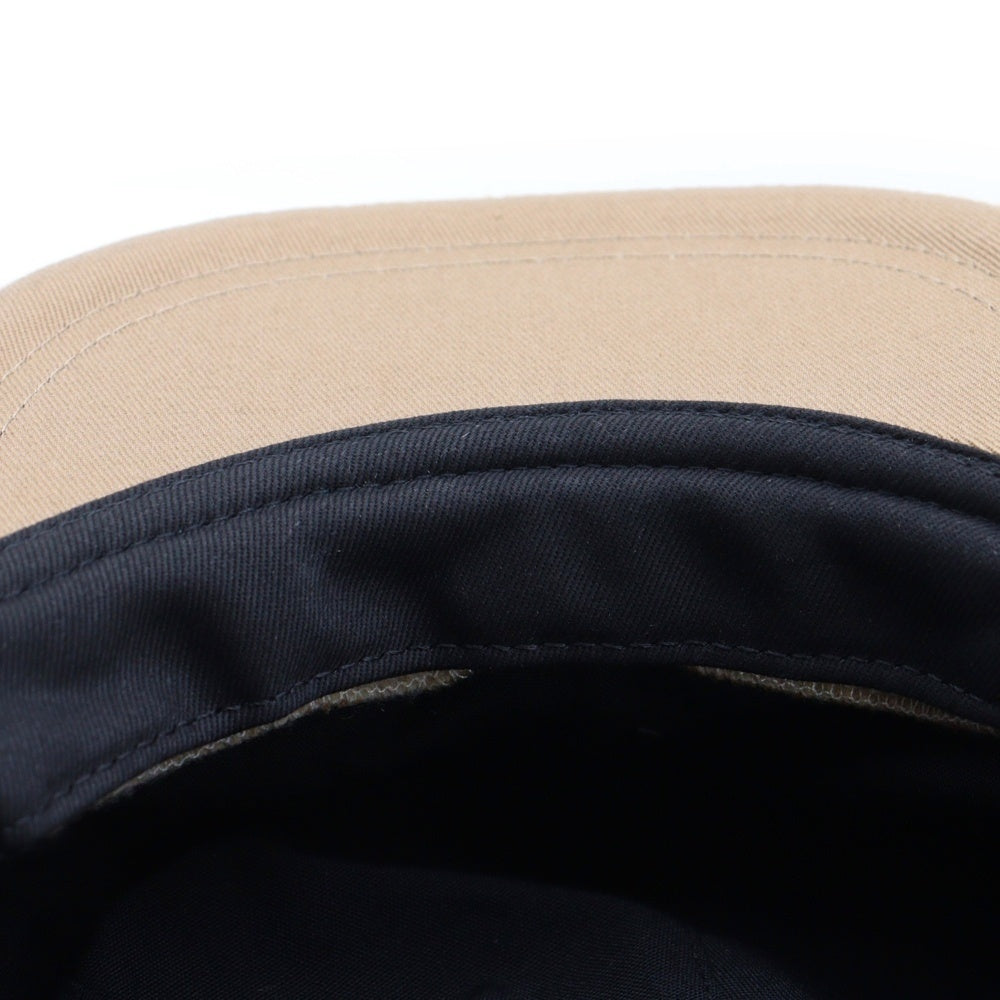 N21 numero ventuno(ヌメロ ヴェントゥーノ) ×NEW ERA ロゴバッジキャスケット キャップ ベージュ