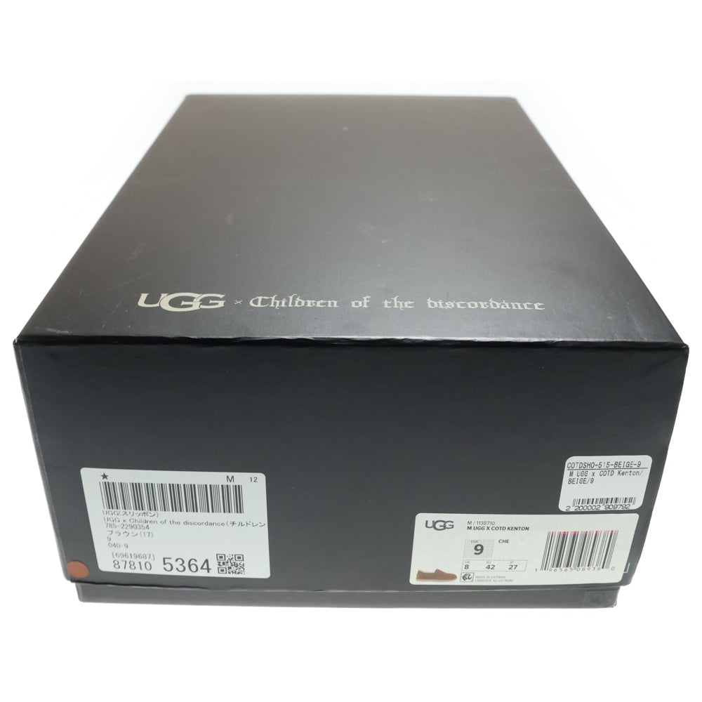 UGG(アグ) ×CHILDREN OF THE DISCORDANCE チルドレンオブザディスコダンス スリッポン シューズ ベージュ