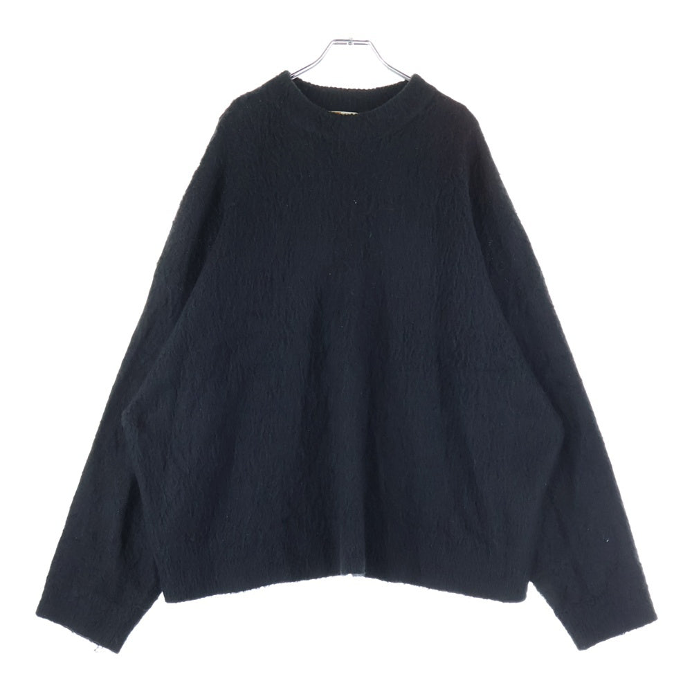 SAINT MICHAEL(セントマイケル) 24AW CLEAN MOHAI KNIT SM-YS1-0000-056 モヘアニットセーター ブラック
