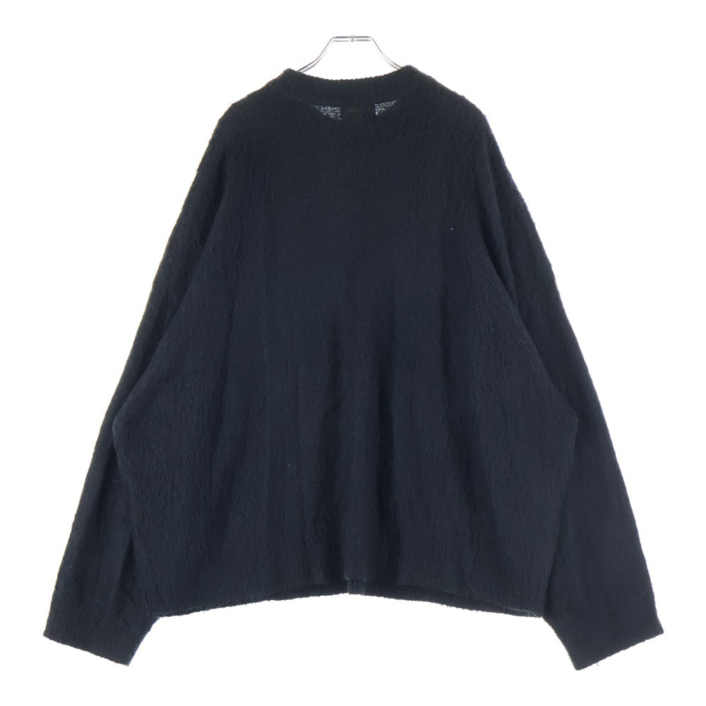 SAINT MICHAEL(セントマイケル) 24AW CLEAN MOHAI KNIT SM-YS1-0000-056 モヘアニットセーター ブラック