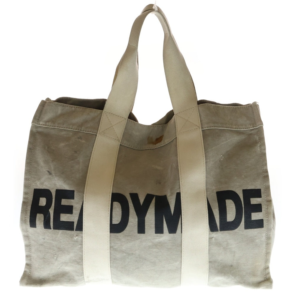 READY MADE(レディメイド) EASY TOTE BAG LARGE トートバッグ ラージ ライトグレー RE-CO-WH-00-00-227