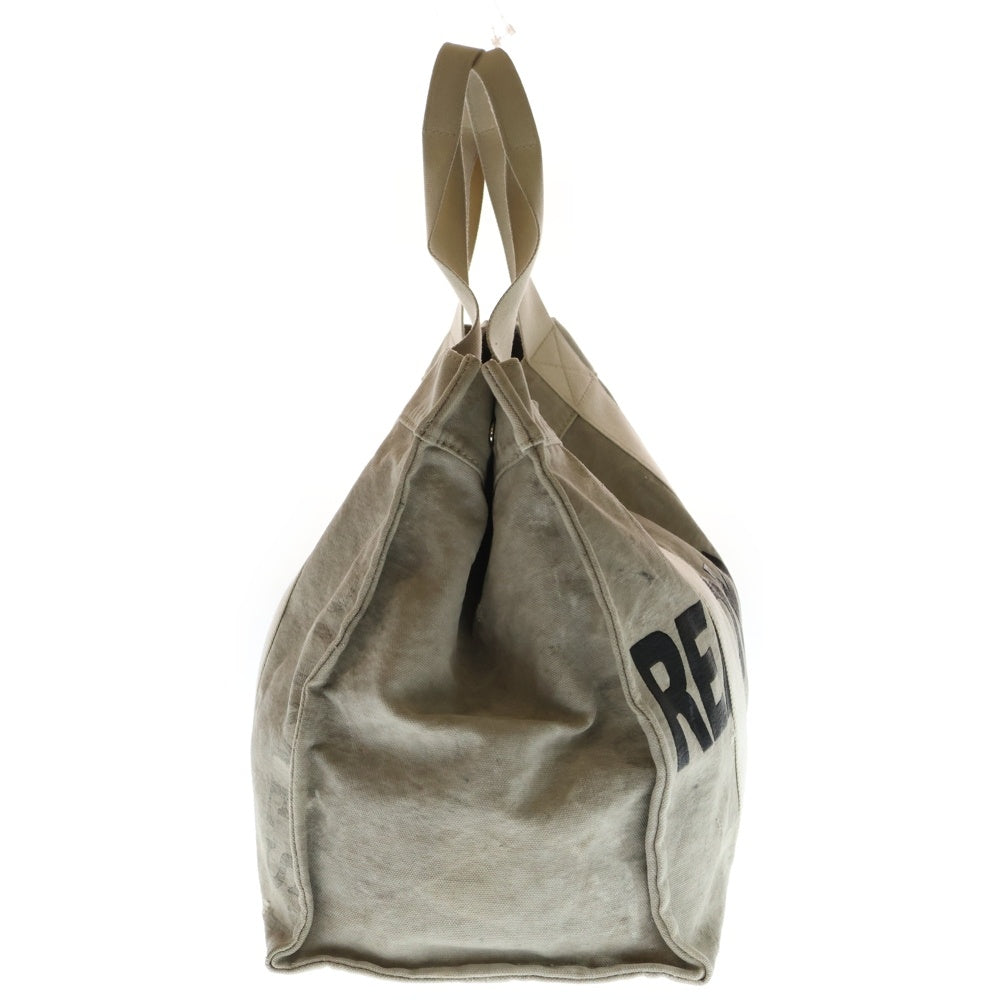 READY MADE(レディメイド) EASY TOTE BAG LARGE トートバッグ ラージ ライトグレー RE-CO-WH-00-00-227