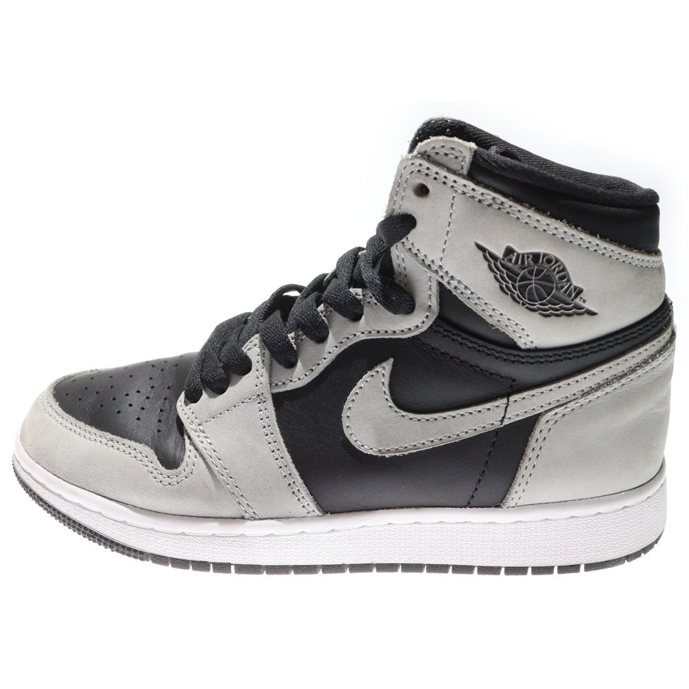NIKE(ナイキ) AIR JORDAN 1 RETRO HIGH OG GS SHADOW 2.0 575441-035 エアジョーダン1 シャドウ2.0 ハイカットスニーカー レディース US4Y/23cm ブラック/グレー