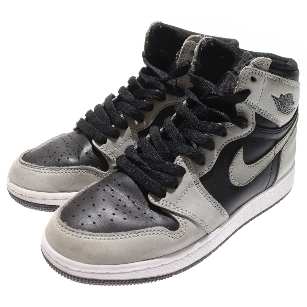NIKE(ナイキ) AIR JORDAN 1 RETRO HIGH OG GS SHADOW 2.0 575441-035 エアジョーダン1 シャドウ2.0 ハイカットスニーカー レディース US4Y/23cm ブラック/グレー