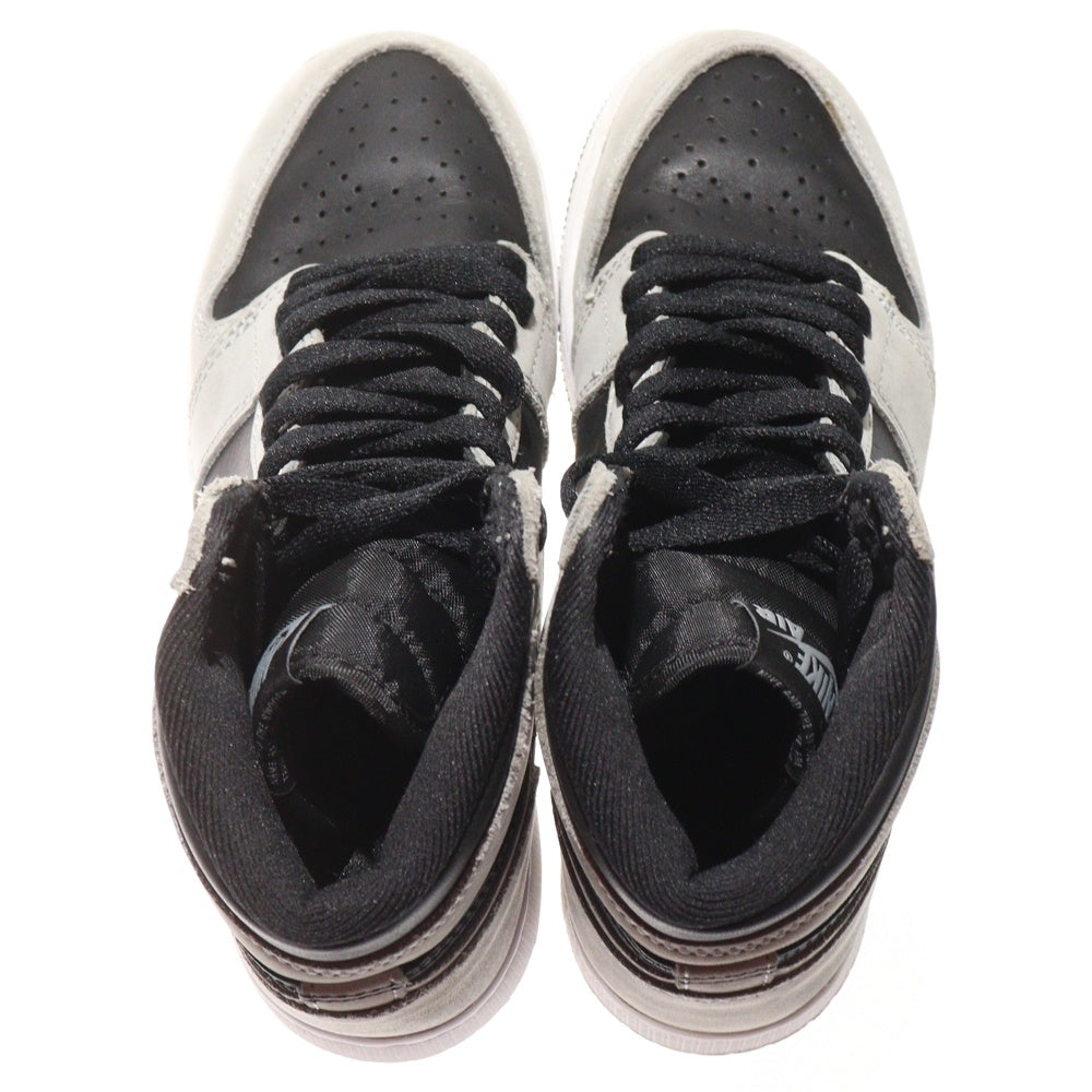 NIKE(ナイキ) AIR JORDAN 1 RETRO HIGH OG GS SHADOW 2.0 575441-035 エアジョーダン1 シャドウ2.0 ハイカットスニーカー レディース US4Y/23cm ブラック/グレー