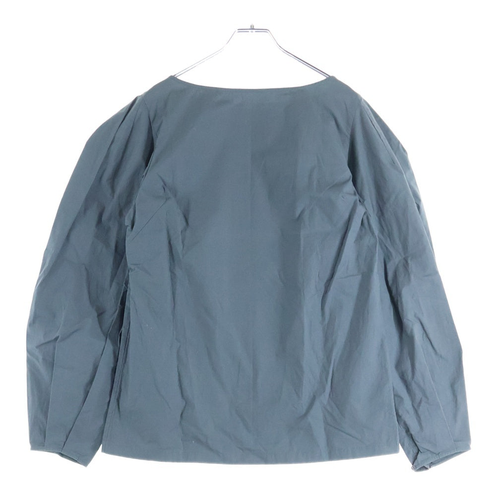 DRIES VAN NOTEN(ドリスヴァンノッテン) 21AW CARTEL 3031 W.W.SHIRT 212-010741-3031-802 カーテル コットンクルーネックスノーカラーシャツ グレー