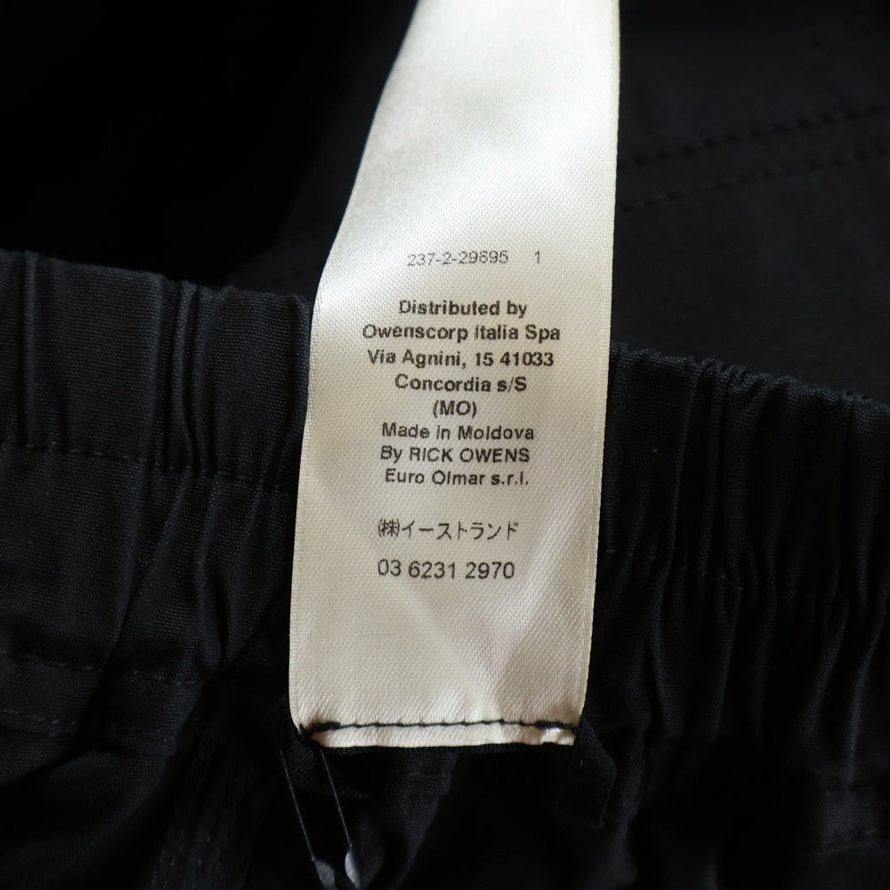 Rick Owens(リックオウエンス) 25AW RICK'S PODS リックスポッズ ドローストリング サルエルショートパンツ ブラック RU02E1384TE