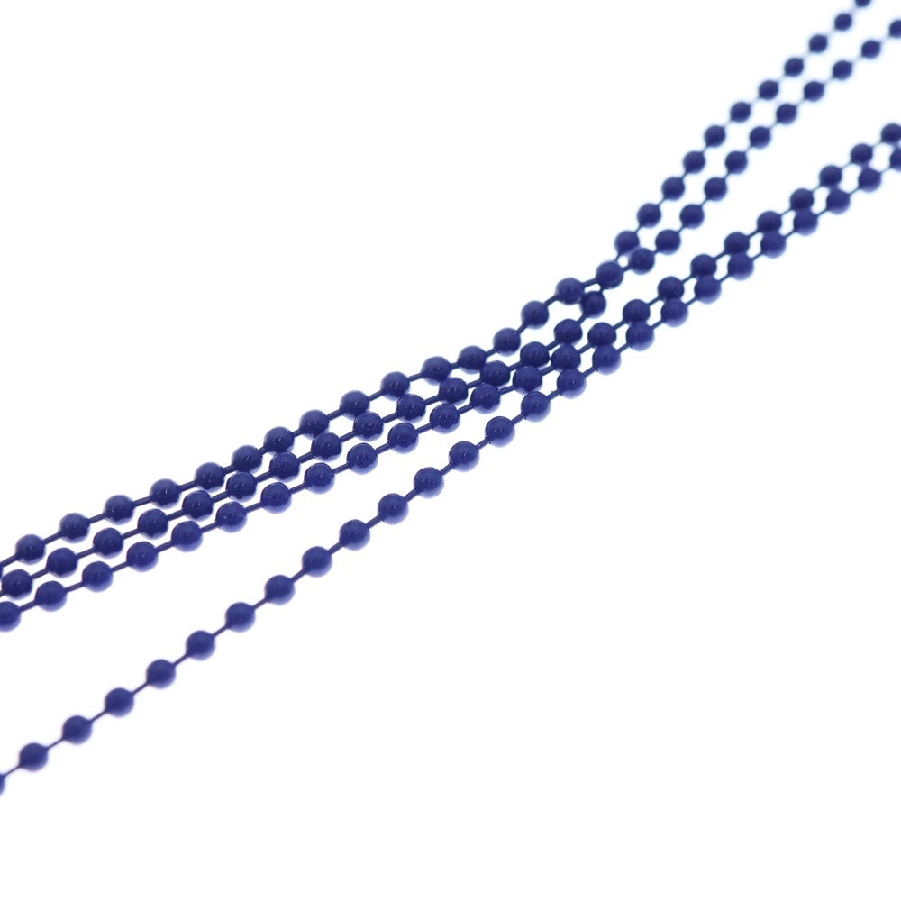 CHROME HEARTS(クロムハーツ) RUBBER CH CRS SML ラバースモールCHクロス シリコンネックレストップ ブルー