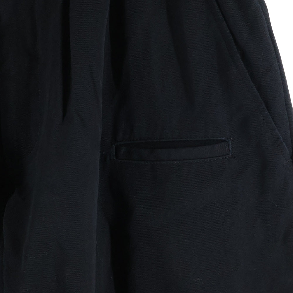 Yohji Yamamoto(ヨウジヤマモト) 21SS ウールウェストリブパンツ カーゴパンツ ブラック HC-PO2-140