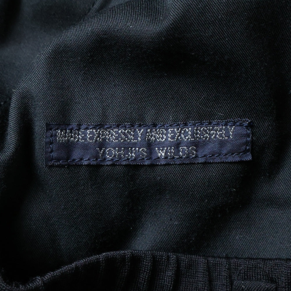 Yohji Yamamoto(ヨウジヤマモト) 21SS ウールウェストリブパンツ カーゴパンツ ブラック HC-PO2-140