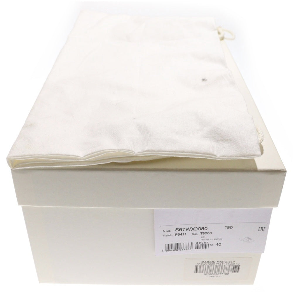 Maison Margiela 22(メゾンマルジェラ) POOL SLIDES レースアップ ラバースライドサンダル S57WX0080 ブラック