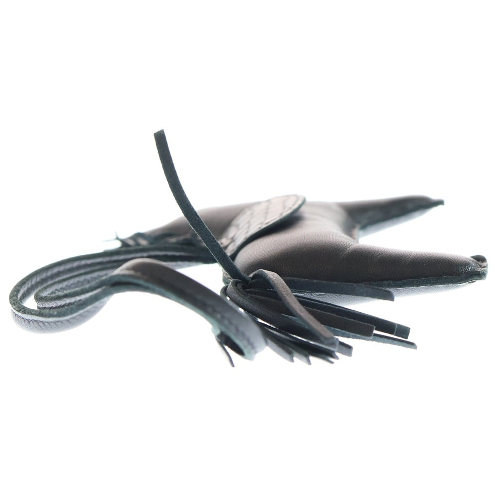 HERMES(エルメス) ロデオチャーム タッチ MM バッグチャーム ブラック レザー×アリゲーター スイフト