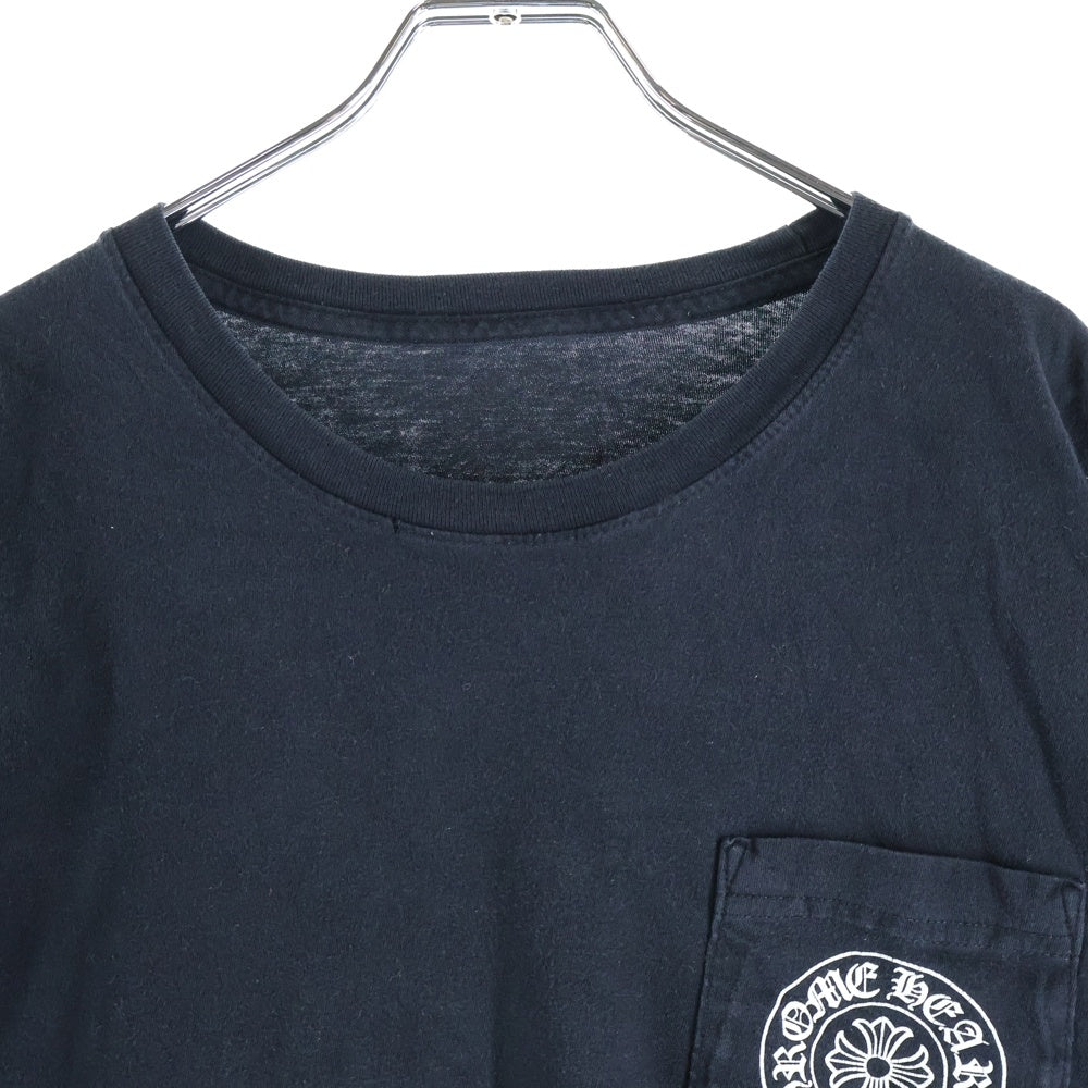 CHROME HEARTS(クロムハーツ) Horseshoe Tee ホースシューロゴ クルーネック半袖Tシャツカットソー ブラック