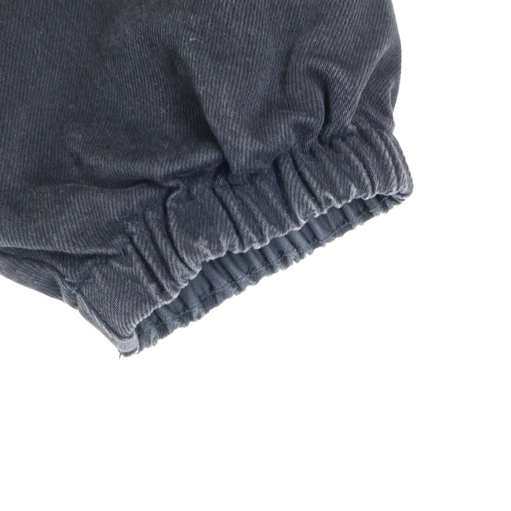 BALENCIAGA(バレンシアガ) 18AW フロントロゴデニム切替 ナイロントラックジャケット ブラック 529213 TBQ03