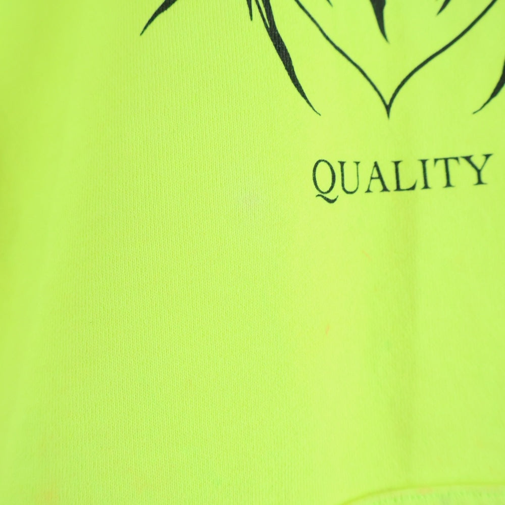 VETEMENTS(ヴェトモン) 21AW BLACK LABEL Logo Hoodie ロゴフーディー パーカー イエロー UA52TR900Y