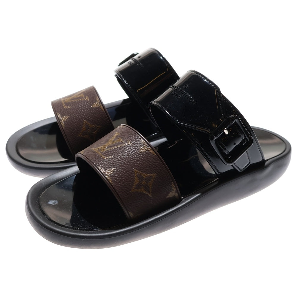 LOUIS VUITTON(ルイヴィトン) サンバス ラインミュール モノグラム サンダル ブラウン 1A66WY レディース