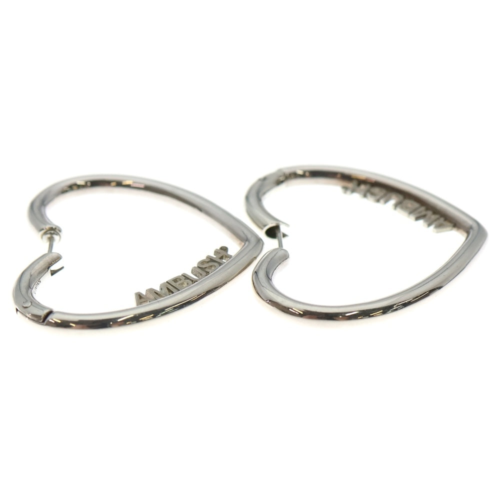 AMBUSH(アンブッシュ) HEART HOOP ハートフープピアス シルバー レディース