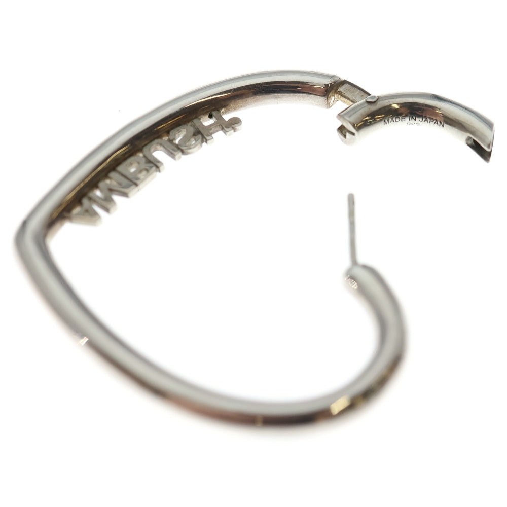 AMBUSH(アンブッシュ) HEART HOOP ハートフープピアス シルバー レディース