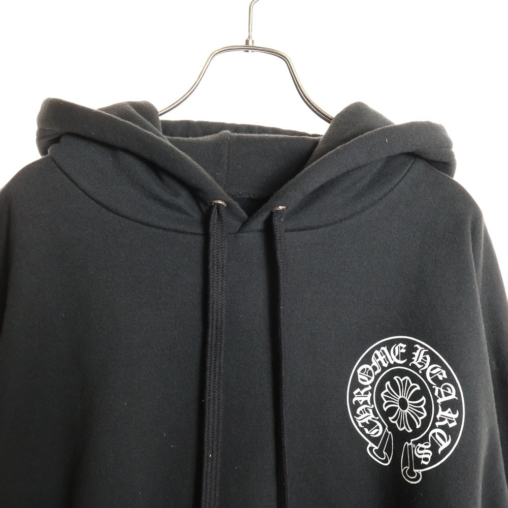 CHROME HEARTS(クロムハーツ) 東京限定 ホースシュー バックプリント プルオーバーパーカー ブラック