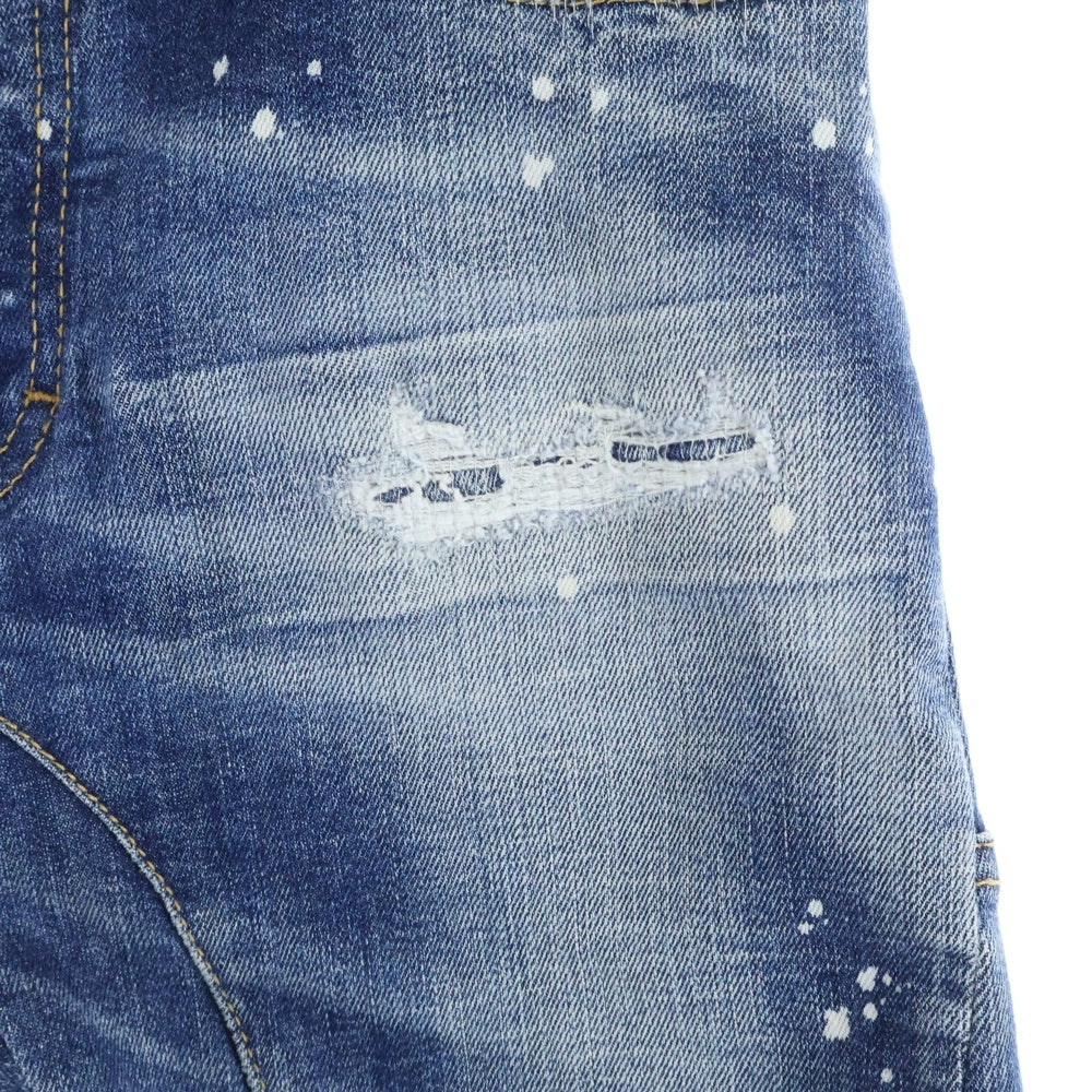 DSQUARED2(ディースクエアード) 24AW Tidy Biker Jeans S74LB1586 タイディバイカーデニムパンツ インディゴ